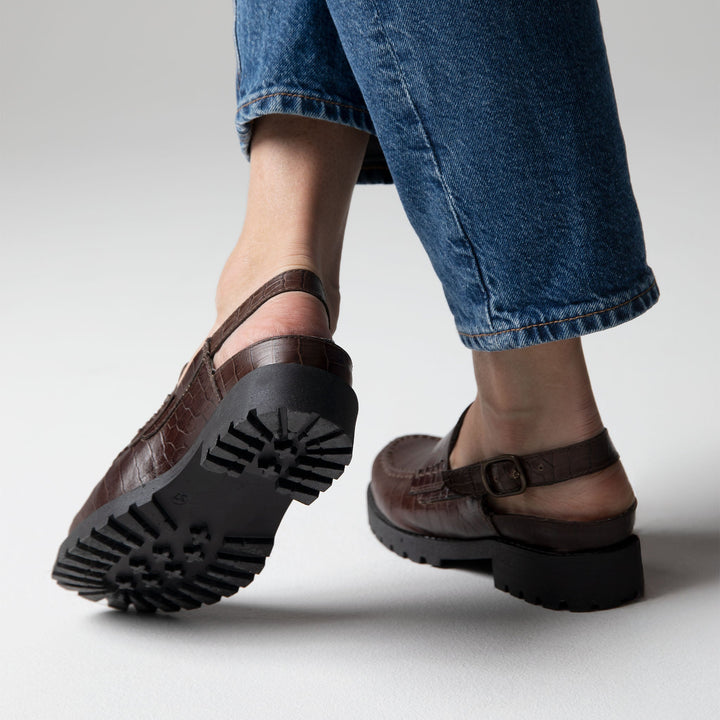 TATAR Zero Waste Slingback Loafers