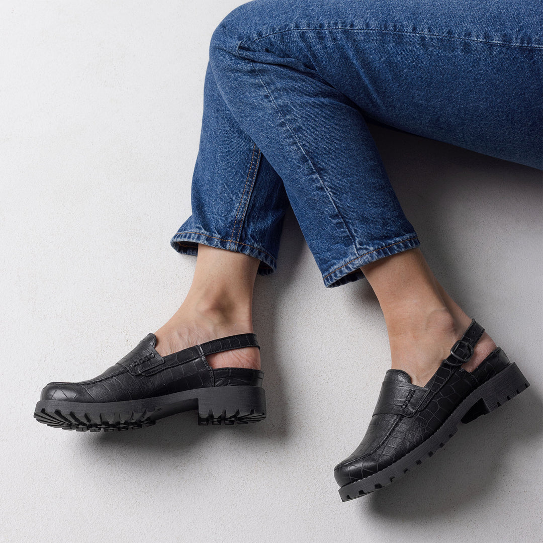 TATAR Zero Waste Slingback Loafers