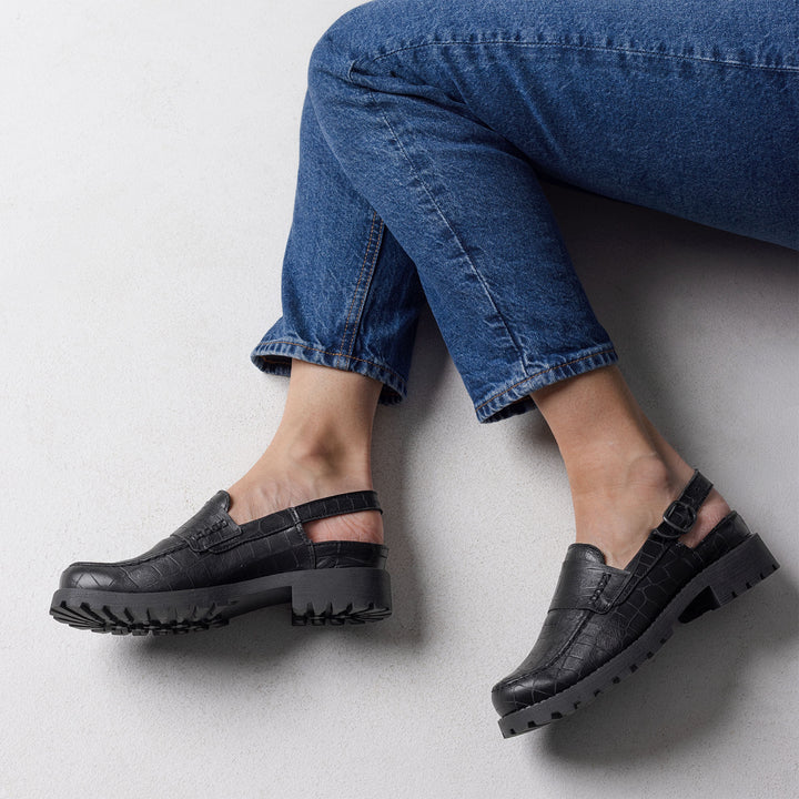TATAR Zero Waste Slingback Loafers