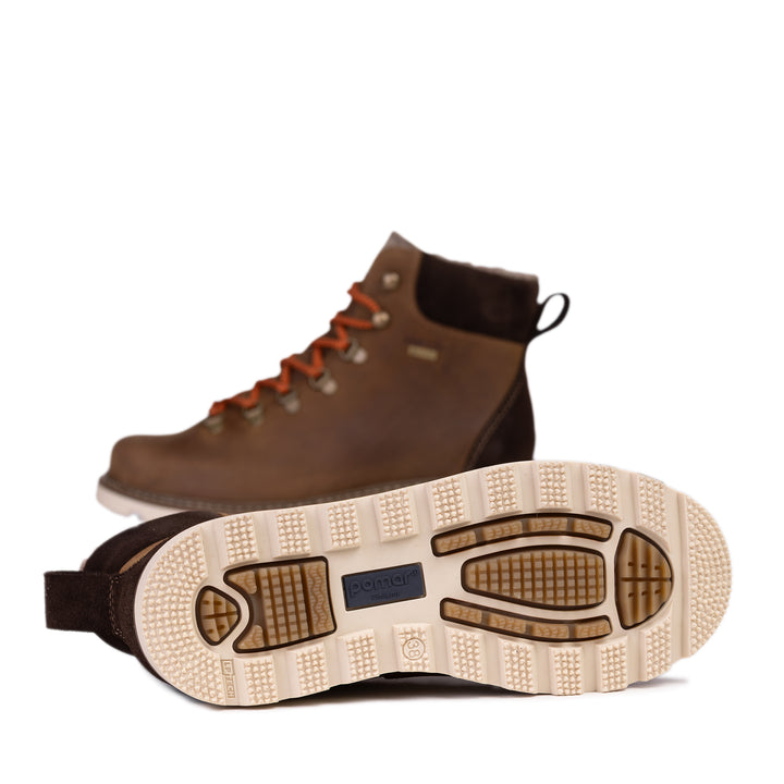 ORAS Dam GORE-TEX ankelstövel Oak pull-up/br.sde/vit sula