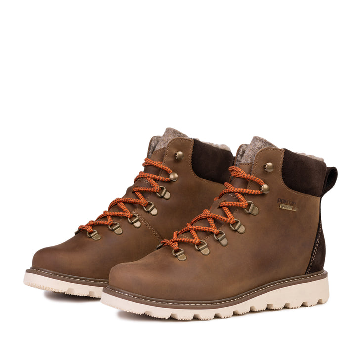 ORAS Dam GORE-TEX ankelstövel Oak pull-up/br.sde/vit sula