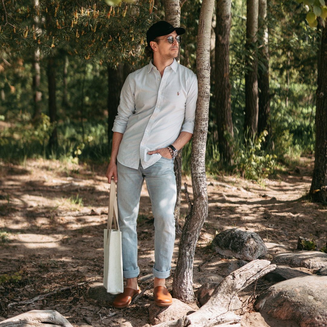 HUNAJA Leather Slip-Ons