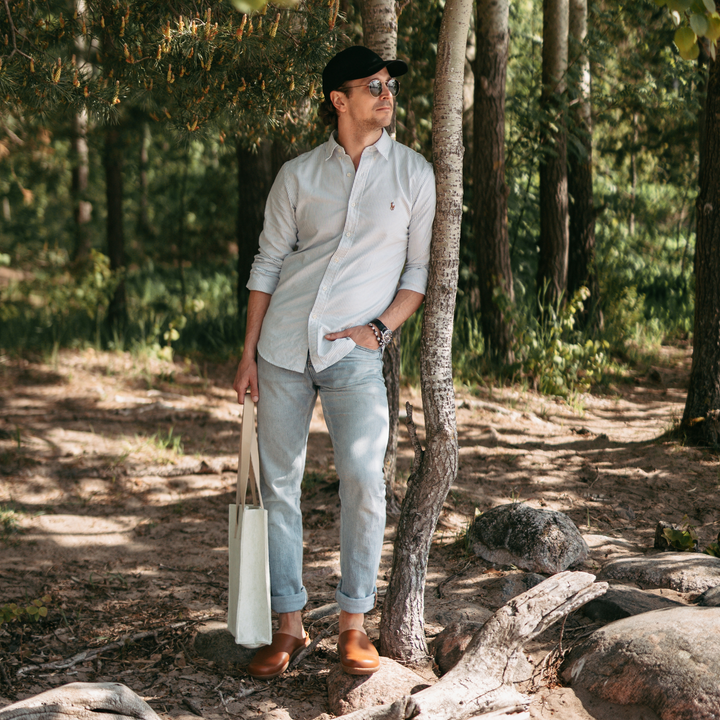 HUNAJA Leather Slip-Ons