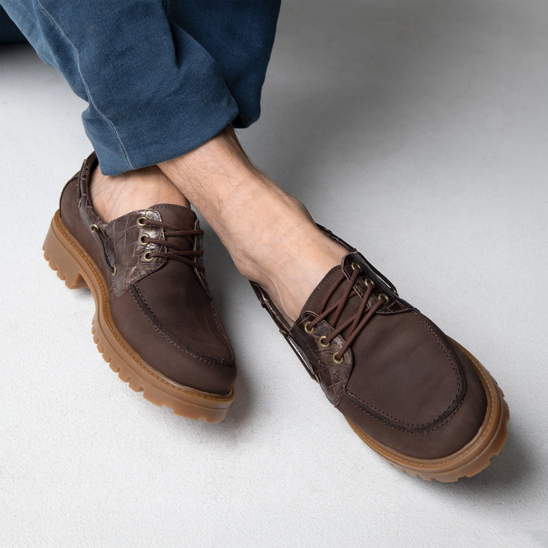 SEILORI Zero Waste Lug Boat Shoes