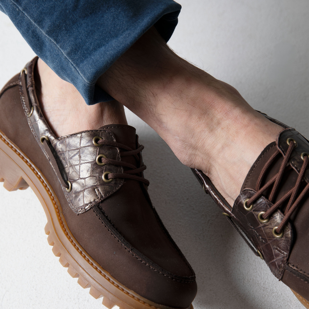 SEILORI Zero Waste Lug Boat Shoes