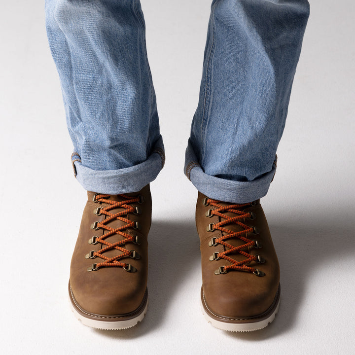 LUKKI Herr GORE-TEX ankelkänga Oak pull-up/Varmt foder