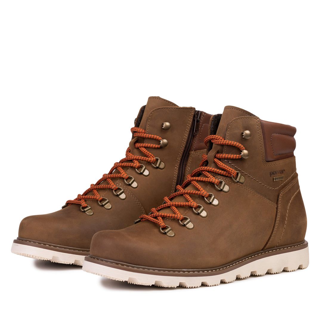 LUKKI Herr GORE-TEX ankelkänga Oak pull-up/Varmt foder