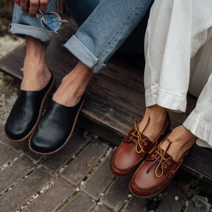 HUNAJA Leather Slip-Ons